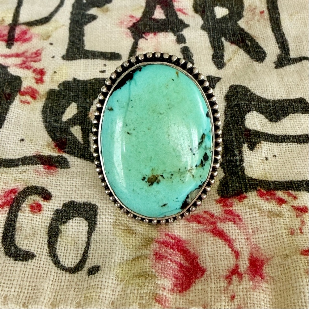 Silver and Turquoise Ring